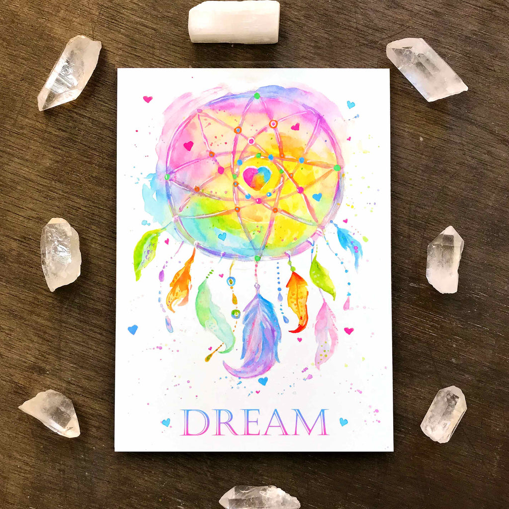 Catch Your Dream-dream Catcher Zentangle Print - Etsy
